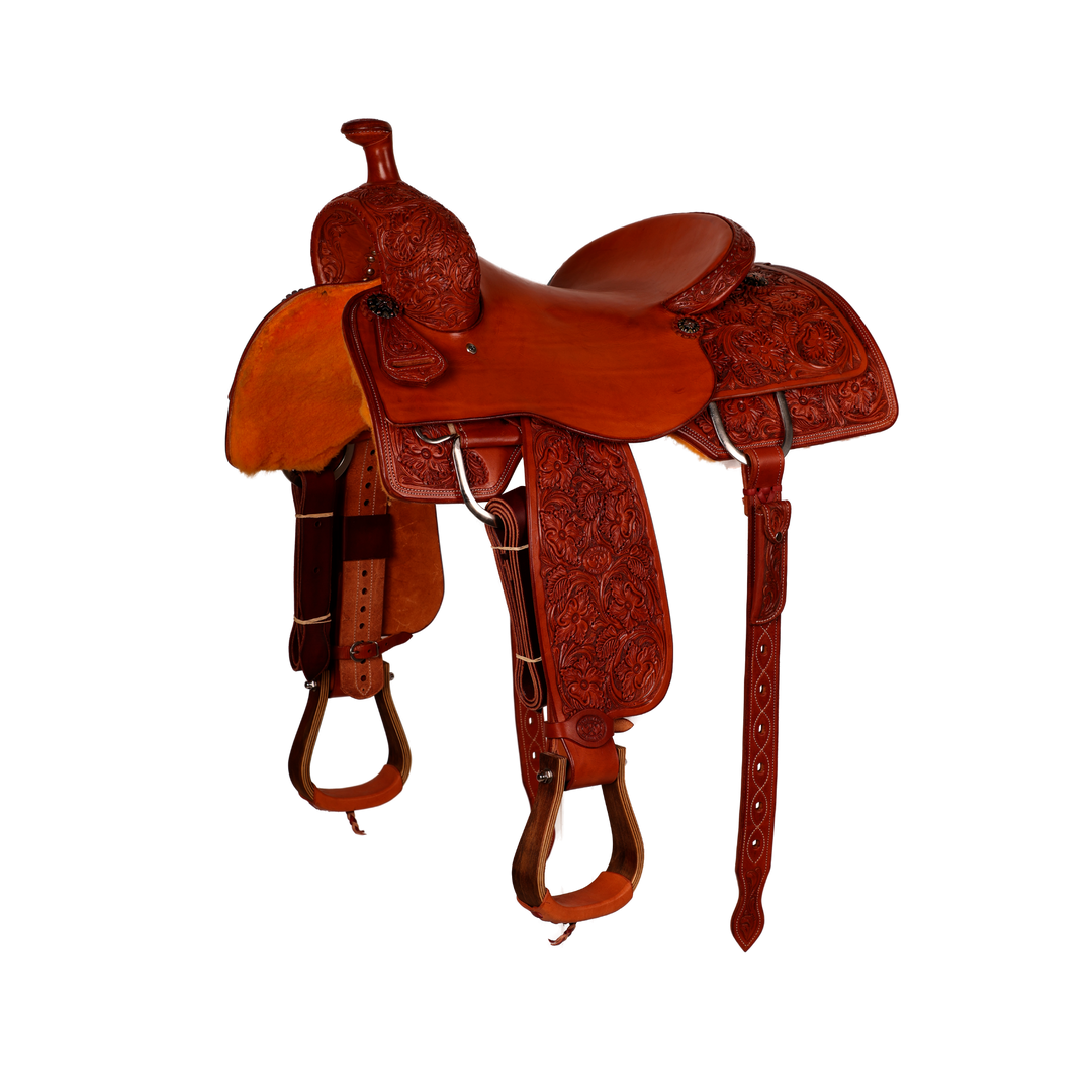 Saddle 16.5 RANCH CUTTER Full Tooled