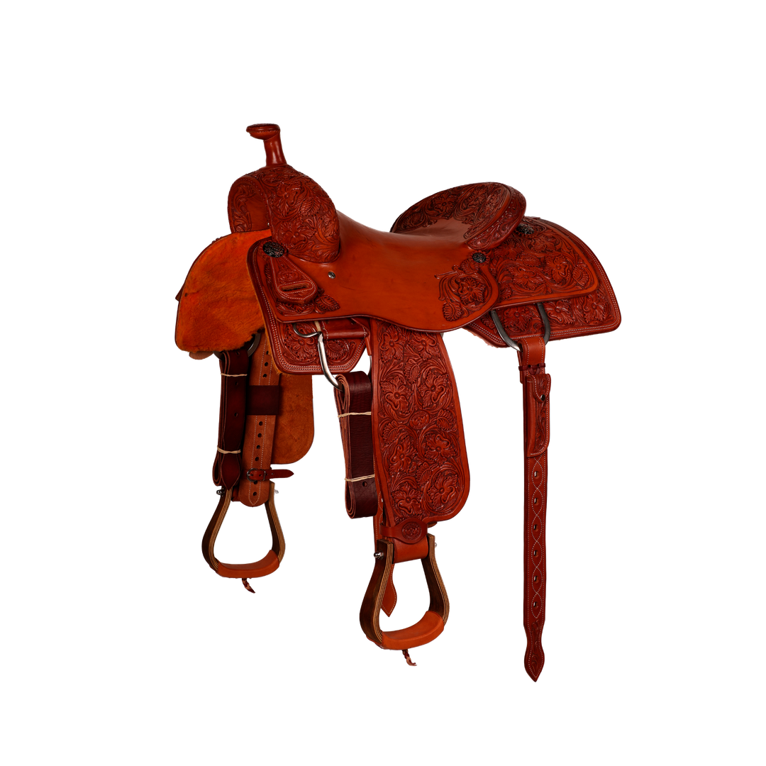 Saddle 16.5 RANCH CUTTER Full Tooled